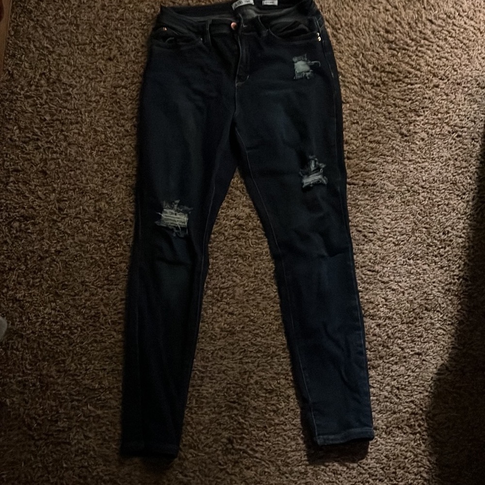 Denim skinny jeans